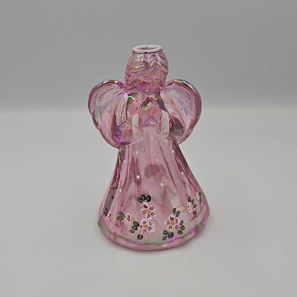 Vintage Fenton Glass - Iridescent Angel
